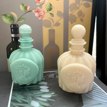 3D Oblik za svijeće iz Bočice parfema, Rimski oblik za Bočice Parfema, obrazac za sapun s mirisom voska, domaći oblik ručnog rada, uradi sam, Okusom oblik