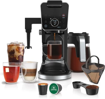 Aparat DualBrew Specialty za kuhanje kave na jednu porciju, kompatibilan je s K-Cups i drip aparat za kavu za 12 čaša, sa trajnim filterom, B
