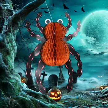 Bilo koji otvoreni položaj ukras u obliku pauka na Halloween, jednostavan za korištenje, ovaj ukras za Noć vještica, Creepy 3D ukrasa u obliku паучьих krevetić za Halloween