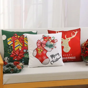 Božićni torbica za jastuk Vesele božićne ukrase za dom 2024 Božićni ukras Navidad Božićne darove sretna Nova godina 2024