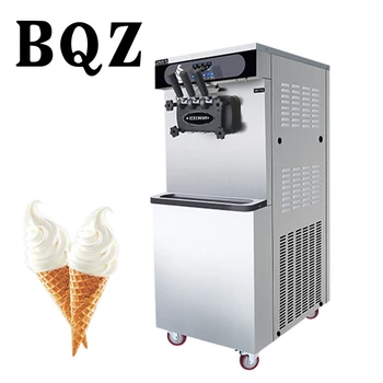 BQZ Vertikalni Profesionalni Električni Talijanska Stroj Za kuhanje Mekog sladoleda 3 Okusa sladoleda sa zaslonom osjetljivim na dodir Velikog kapaciteta