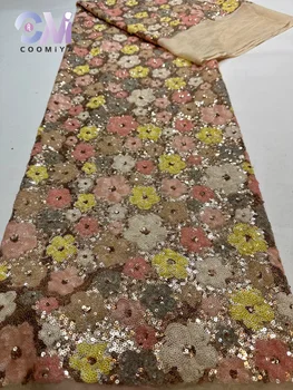 Cijeli cvjetni stil sa šljokicama i vezom Vrhunske kvalitete za žene, serija vjenčanica