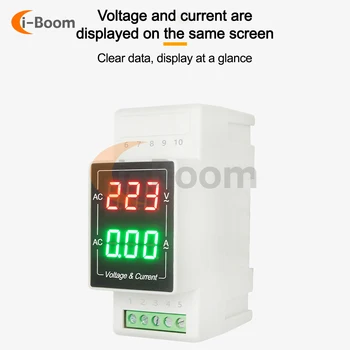 Digitalni Jednofazni brojilo energije Tester AC60-500V Ampermetar Snaga Voltmetar Ampermetar Napon Amper W kwh Metar Multimetar