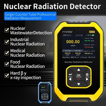 Geigerov brojač GC-01, detektor nuklearnog zračenja, Dozimetar, Tester x-ray/gama/beta zračenja, Mramorni detektor za otkrivanje nuklearnih otpadnih voda