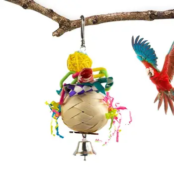 Igračke za Papige igračka za mljevenje papira, korisna značajka Bogata Sigurna Igračka za uništavanje ptica, igračke za Kakadu Afričke Sive