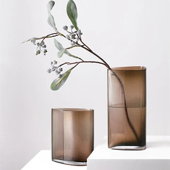 Jednostavno luksuzna kristalna vaza u obliku kapi, stol u dnevnom boravku, stalak za cvijeće, kreativna obrta, ukrasne hidroponi