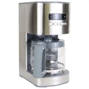 Kenmore12-Cup Aroma Programabilni Aparat za kuhanje kave s LCD zaslonom, Kapanje Aparat, Srebrna