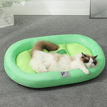 Ljetna rashladna Krevet za Mačke S-XL Tepih Za kućne ljubimce Pas Spava S ledom Jastuk u vrtić štene, mačić Proizvode za kućne ljubimce