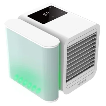 Microhoo 3 U 1 Mini Klima-uređaj Vodeno hlađenje, Ventilator sa zaslonom osjetljivim na dodir, Timer, Hladnjak, Ovlaživač zraka, Stolni ventilator Za dom i ured