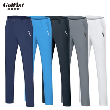 Muške Ljetne sportske hlače Golfist Golf, Prozračna Быстросохнущие elastične hlače, uske hlače za golf, sportske hlače za tenis