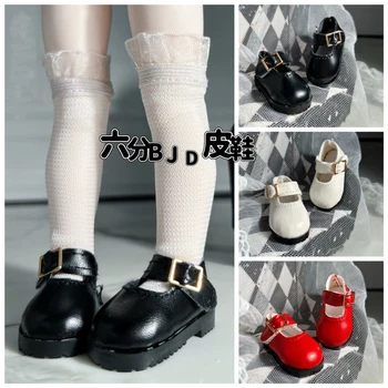 Nova lutkarska cipele 30 cm za 1/6 Debelog lutke Bjd Sd, bijela/crvena/crna Vintage Kožna obuća, igračke za djevojčice 