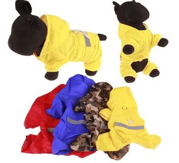 Početna Pas odjeća Odjeća za kišu Štene Casual Mačji Plašt Vodootporna Jakna Vanjski odjeća za kišu S Kapuljačom Odjeća Kombinezon Proizvode Za kućne ljubimce