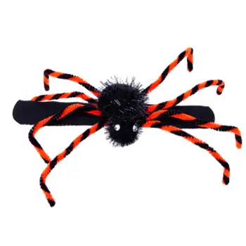 Pribor u obliku pauka za Noć vještica, Uzbudljiva broš u obliku pauka, Pin za ukrašavanje odjeće na Halloween, Slap u obliku pauka
