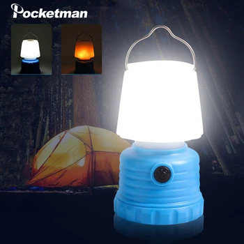 Prijenosna Svjetiljka za kampiranje na otvorenom, Led Prijenosna svjetiljka s plamenom, Svjetlo za šatore, Prijenosna Svjetiljka, svjetiljka na baterije 3AAA