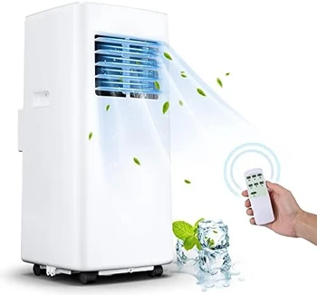 Prijenosni klima za kosu BTU, Prijenosna jedinica ac s daljinskim upravljanjem, Pod klima uređaj sa ugradnjom u prozor