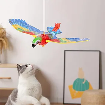 Ptica Interaktivna igračka za mačke Rotirajući Leteća Ptica Mačka Zabavna Mačja Štap, Uže, Igračka za pse, Proizvodi za mačke, pribor za mačke, proizvode za kućne ljubimce