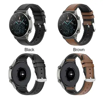 Remen-narukvica za pametne sati Huawei Watch GT2 Pro, 20/22 mm, Silikon kožni poslovne narukvica-remen za Huawei Watch GT2 Pro