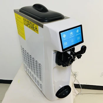 Stroj Za Kuhanje Mekog Sladoleda PBOBP s jednom Glavom, Ljetno Poslovni Uređaj Za Pripremu Jogurta Od Nehrđajućeg Čelika, Automatsko Prethodno Hlađenje Očuvanja