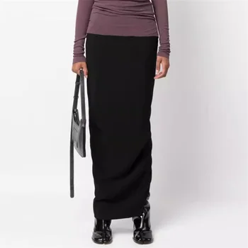 Suknje za žene 2023, Jesenski noviteti, korejski moda, baršun olovka suknje s fleksibilnim gumicom u struku, rez straga, приталенная ženska suknja y2k, odjeća