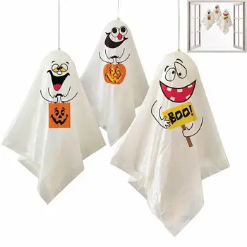 Ulični ukrasi s haunted Halloween Duh uklet Kuća Rekvizite Leteće duhovi Creepy pribor za party na Noć vještica Na otvorenom