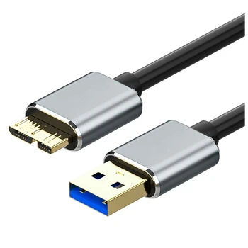 Vanjski kabel za tvrdi disk USB Micro-B Kabel za tvrdi disk Micro-B Kabel za prijenos podataka SSD, Sata Kabel za tvrdi disk Micro-B USB3.0, 0,5 M