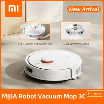 XIAOMI MIJIA Robot-Usisavač Mop 3C Enhanced Edition za Kućnog Usisivača 5000 PA Циклонным Usisavanjem -, Pametna Planirano Čišćenje prašine