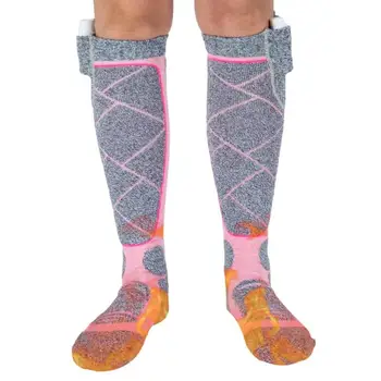 Čarape s grijanom za muškarce, debeli USB-punjive čarape s grijanom 2200 mah, čarape-grijače za noge Unisex s 3 razine za penjanje, pješačenje